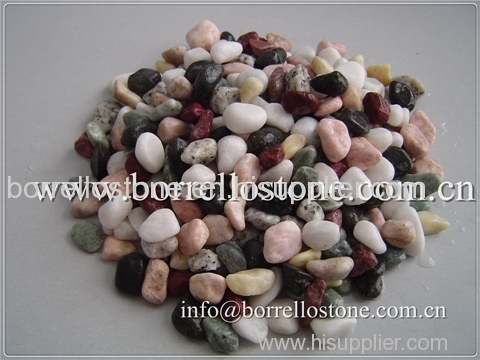 Natural color pebble stone