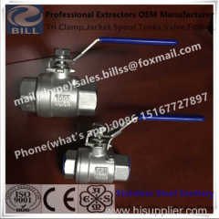 Stainless Steel 1000WOG 3 piece Ball Valve