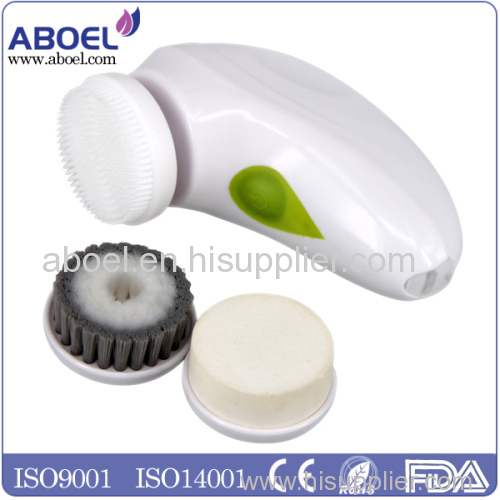 Silicone Face Vibrating Brush Skin Cleanser Massager USB Rechargeable