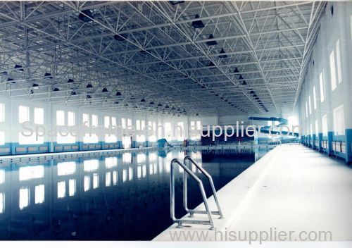 Steel structure roof system space frame swimming pool cover