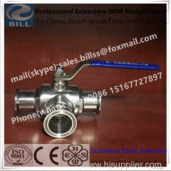 Stainless Steel Sanitary Threaded NPT female 2 way ball valve