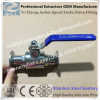 Sanitary Stainless Steel 2 way tri clamped ball valve with ptfe gasket