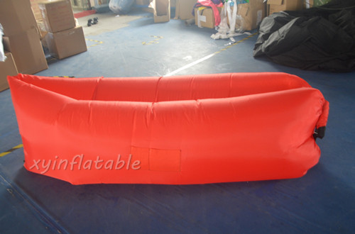 Inflatable Beach Sleeping Air Bag Camping Lying Bag Easy Opening Nylon Material