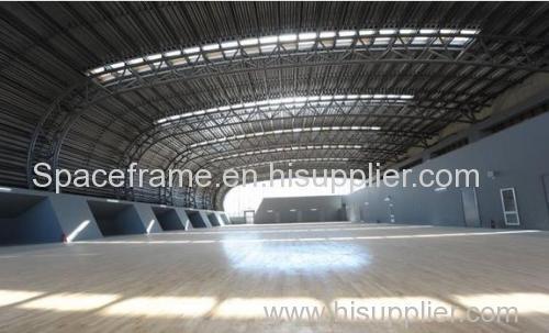 prefabricated space frame structure stadium for steel shed