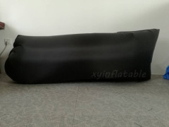 Black Airbed Custom Inflatable Products Nylon Beach Lazy Sleeping Bag Sofa