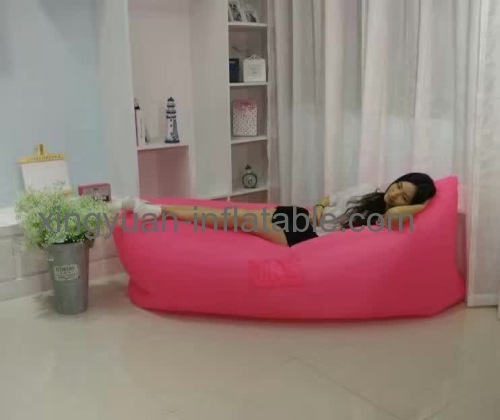 Nylon Lazy Air Couch Hangout Laybag Custom Inflatable Sleeping Bag