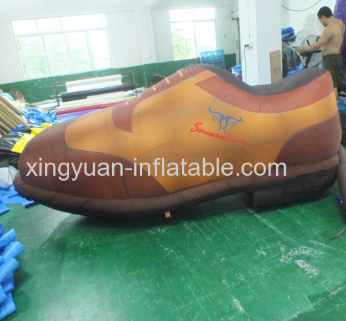 Customed Design Giant Inflatable Shoes For Advertising