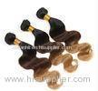 Stock Black / Yellow Ombre Virgin Hair Weave Body Wave for Women