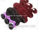 Wine Red Hair Ombre Human Hair Extensions 12'' - 30'' Body Wave