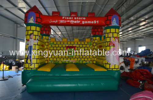 Medieval Style Inflatable Bouncer Castle