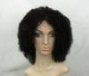 Long Natural Wave Real Human Hair Wigs Tangle Free / Kinky Curly Hair