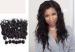 Double Drawn Natural Black Water Wave Hair Extensions Without Chemical