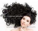 Natural Black 1b# Deep Wave Double Drawn Hair Extensions With Full Cuticles