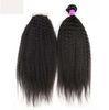 7A 100% Virgin Natural Black Double Drawn Human Hair Extensions Tangle Free