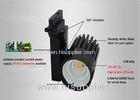 18w Black Led Track Spotlights External Driver With CE / RoHS Approved