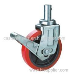 Scaffold caster and wheels