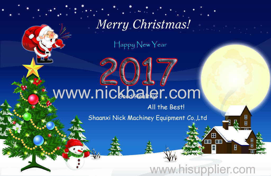 Merry Christmas and Happy New Year By Nick Baler Company