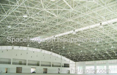 Steel structure space frame indoor tennis court roofing