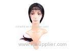 Unprocessed 100% Indian Human Hair Full Lace Wigs Straight With Baby Hair