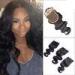 No Tangle Body Wave Lace Part Closure Brazilian Virgin Hair For White Girl