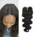 Free Middle 3 Part Lace Top Closure 120% Brazilian Virgin Hair Body Wave Closure