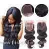Middle Part Human Hair Lace Closure With Baby Hair 4x4 Natural Color Body Wave