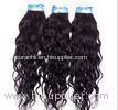 Natural Black Brazilian Curly Human Hair Extensions No Shedding No Damage