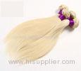 Remy Blond Color Human Hair Extensions / Colored Weave Hair Extensions