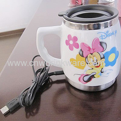 Double Wall Electtric Car Mug