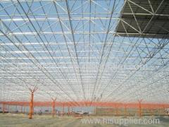 Steel space frame roof system steel building roofing