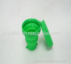 Promotional collapsible travel cups silicone foldable cup drinking silicone cup