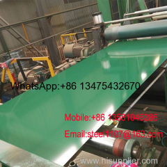 Green color PPGL prepainted galavlume steel coil