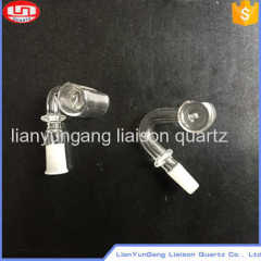 quartz nail with joint short cut frosted quartz glass tubing crystal smoking pyrex pipes for smoking tube