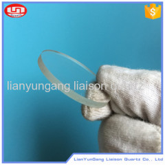 synthetic fused quartz glass plate for high temperature applications