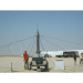 hydraulic mobile trailer pneumatic telescopic mast tower system