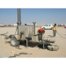 hydraulic mobile trailer pneumatic telescopic mast tower system