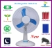 12'' AC DC Solar Charged Table Fan with Lithium Battery and Brushless DC Motor Best for Solar Systems