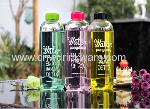 Silica Glass Drinking Bottle