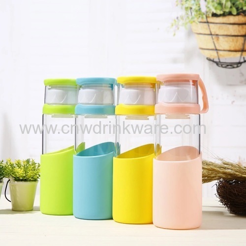 Silica Glass Drinking Bottle