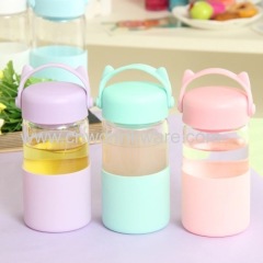 Silica Glass Drinking Bottle