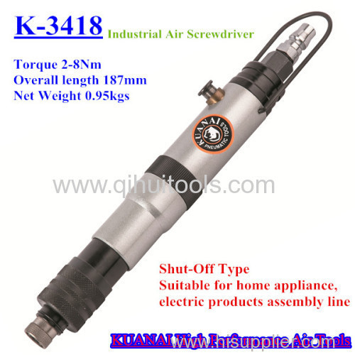 Automatic clutch air screwdriver controlling specific output of the torque