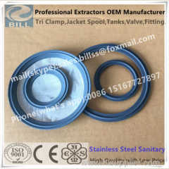 All Sanitary Tri Clamp Gasket we have Viton Teflon Buna-n EPDM Silicon all rubber have