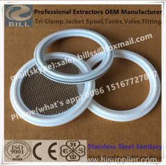 Sanitary Tri Clamp Gasket with Screen Mesh molded type mesh