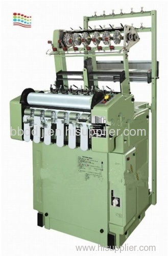 High speed shuttle less ribbon needle loom machine