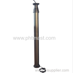 9m mobile retracted CCTV pneumatic telescopic masts