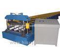 15kw H Metal Deck Roll Forming Machine Galvanized Steel Sheet 380v 3 Phase Motor