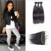 No Chemical Unprocessed Human Hair Bundles / Silky Straight Remy Hair