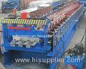 50Hz Metal Deck Roll Forming Machine Color Steel / Galvanized Steel 15kw Motor