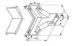 Metal Contruction Products Down angle Vertical T-joint Cable_Channel Model XQJ-C-03G