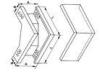 Metal Contruction Products Vertical Upper Elbow Joint Cable_Channel Model XQJ-C-05A